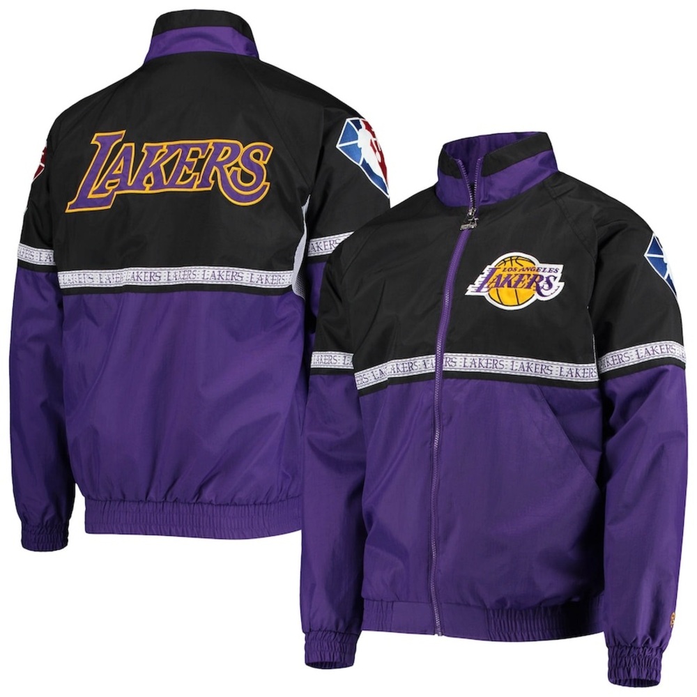 Los Angeles Lakers Starter NBA 75th Anniversary Academy II Raglan Jacket BNWOT